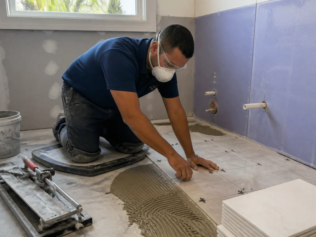 Bathroom Tile Installation