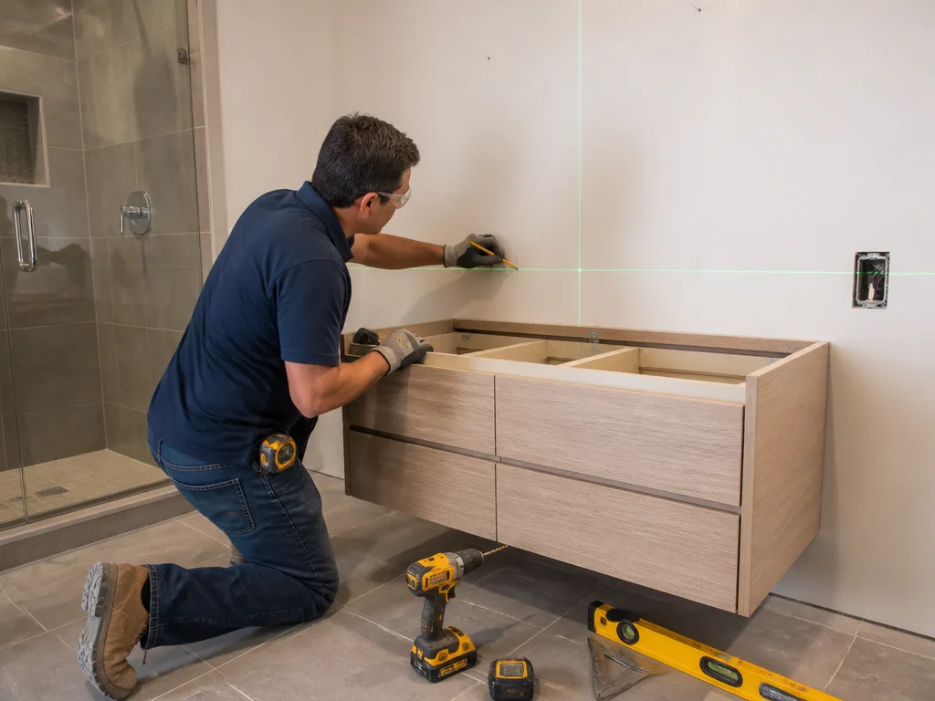 Vanity Installation